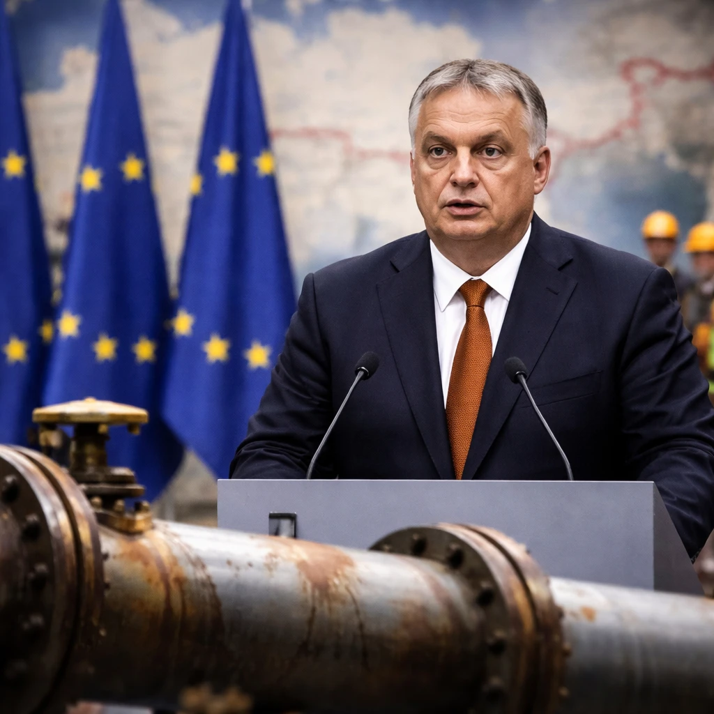 Orban Conditions EU Aid for Ukraine on Restoration of Druzhba Oil Flows