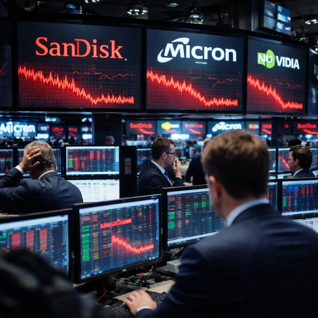 Tech and Storage Names Lead Tuesday Declines as Small-Cap Winners Stand Out