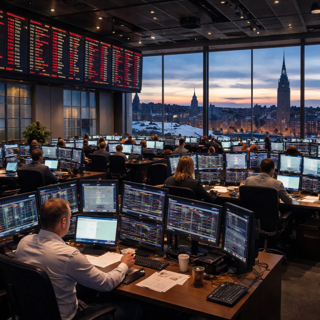 Stockholm Benchmark Falls Over 1% as Healthcare, Telecoms and Financials Weigh