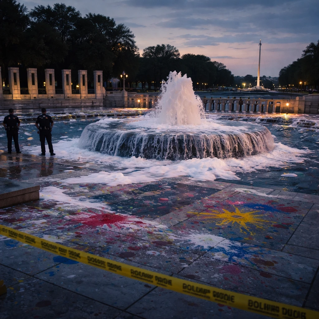 Judge Orders Release of Woman Accused in World War Two Memorial Vandalism