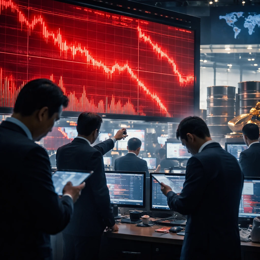 Taiwan shares retreat 2.20% as Glass and Machinery sectors drag index lower