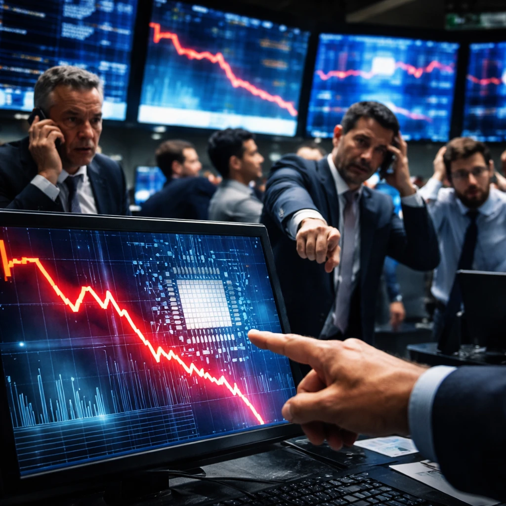 AMD Shares Retreat After Regulatory Fears and Strong CPI Weigh on Chip Stocks