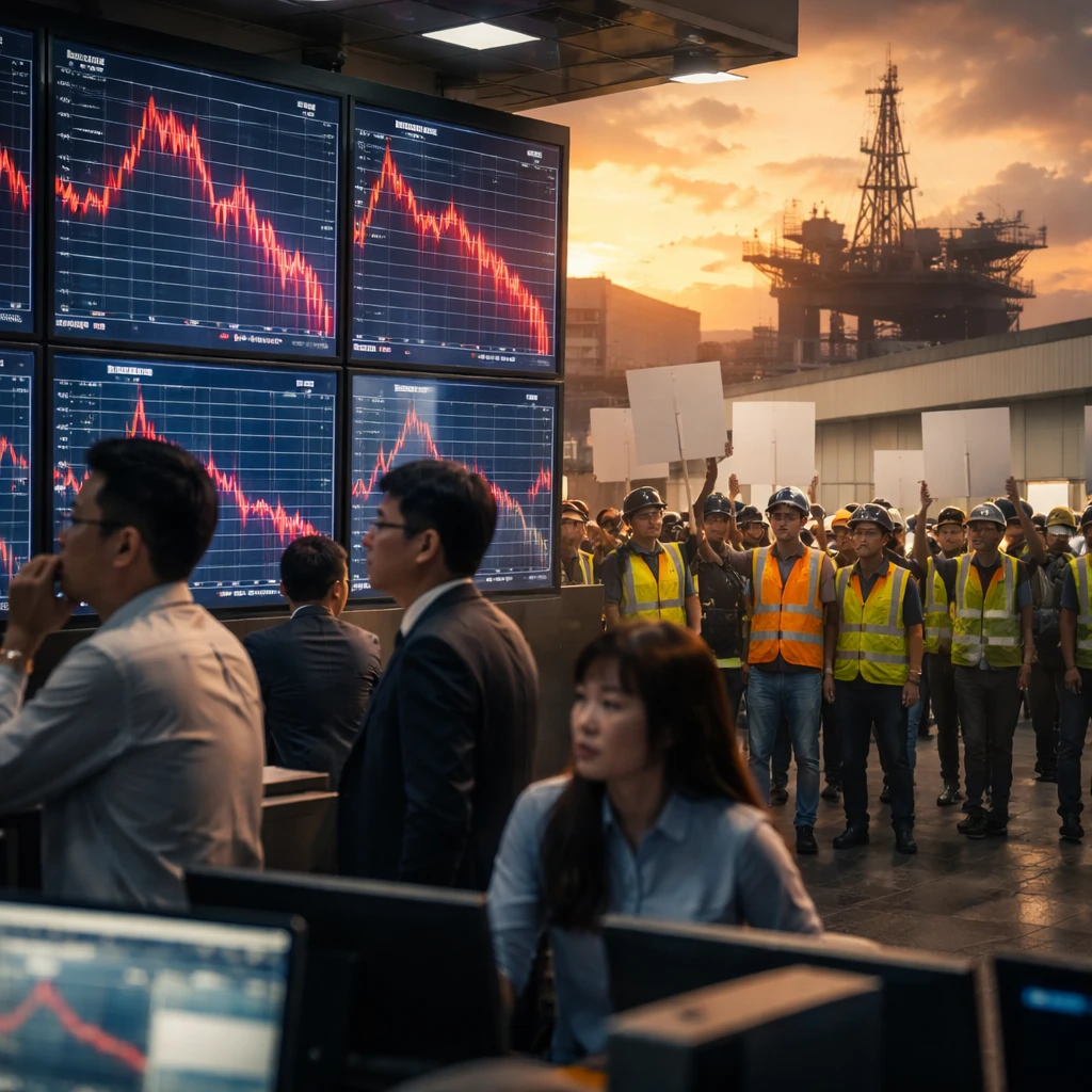 Asian markets slide as tech names retreat; KOSPI hit after Samsung union talks collapse