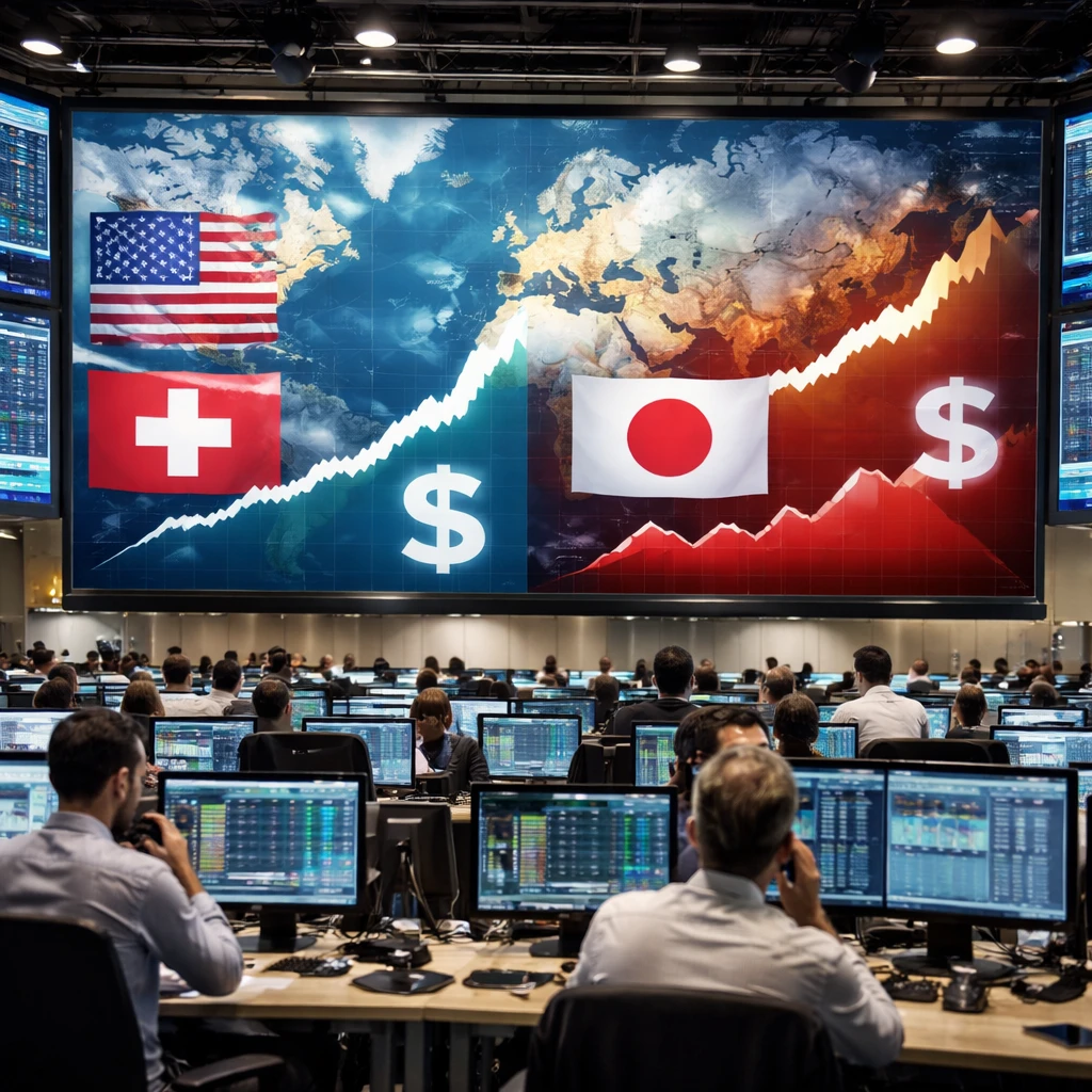 Dollar Weakens as Trump's Tariff Announcements Boost Safe-Haven Currencies