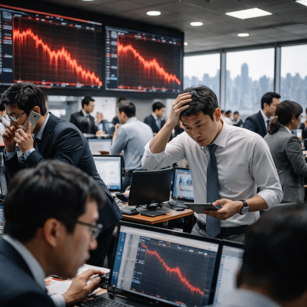 Samsung Electronics Shares Suffer Sharp Drop as Semiconductor Profit-Taking and Geopolitical Shock Hit Markets