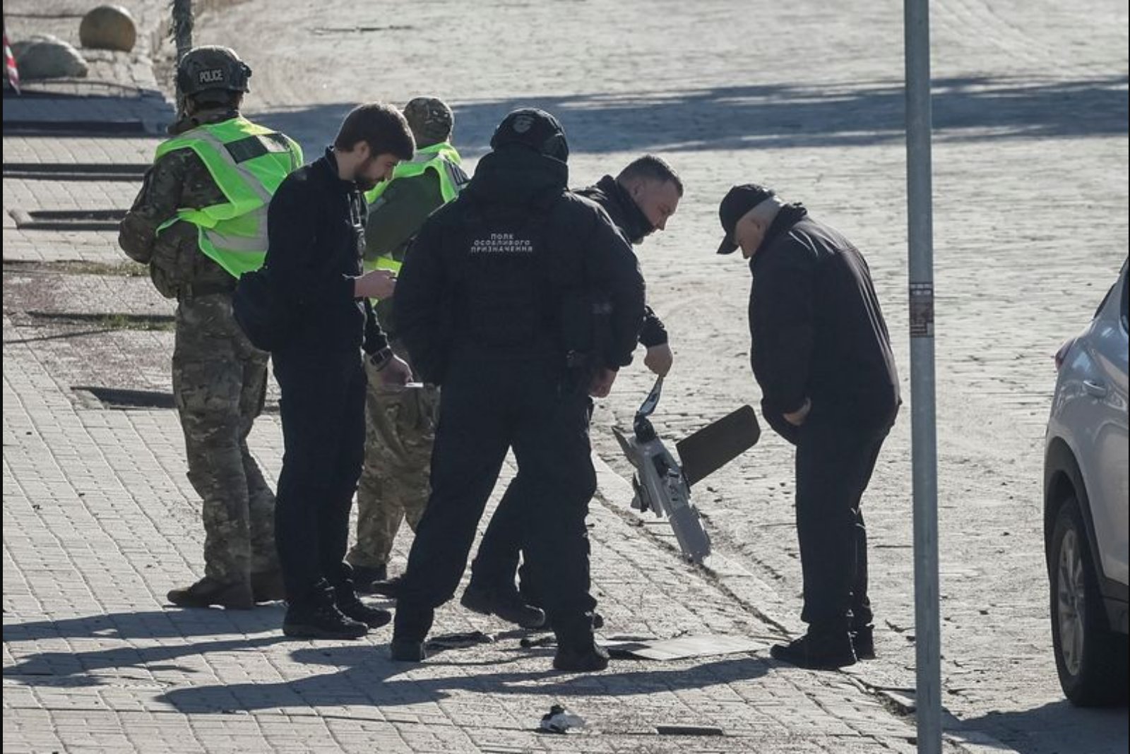 Daylight Drone Assault on Kyiv Sees Dozens Intercepted; Debris Falls on Central Square