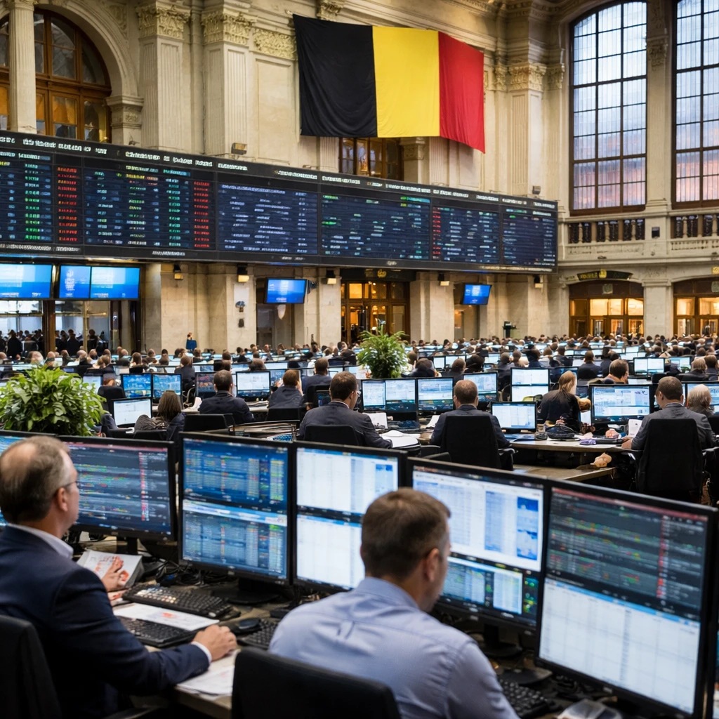 Belgian Market Closes Slightly Lower Amid Sector Declines