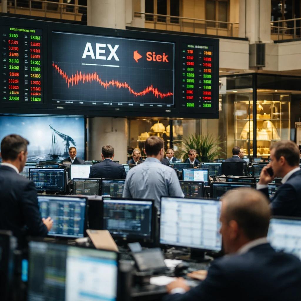 AEX Ends Lower as Basic Materials, Tech and Energy Drag Dutch Stocks