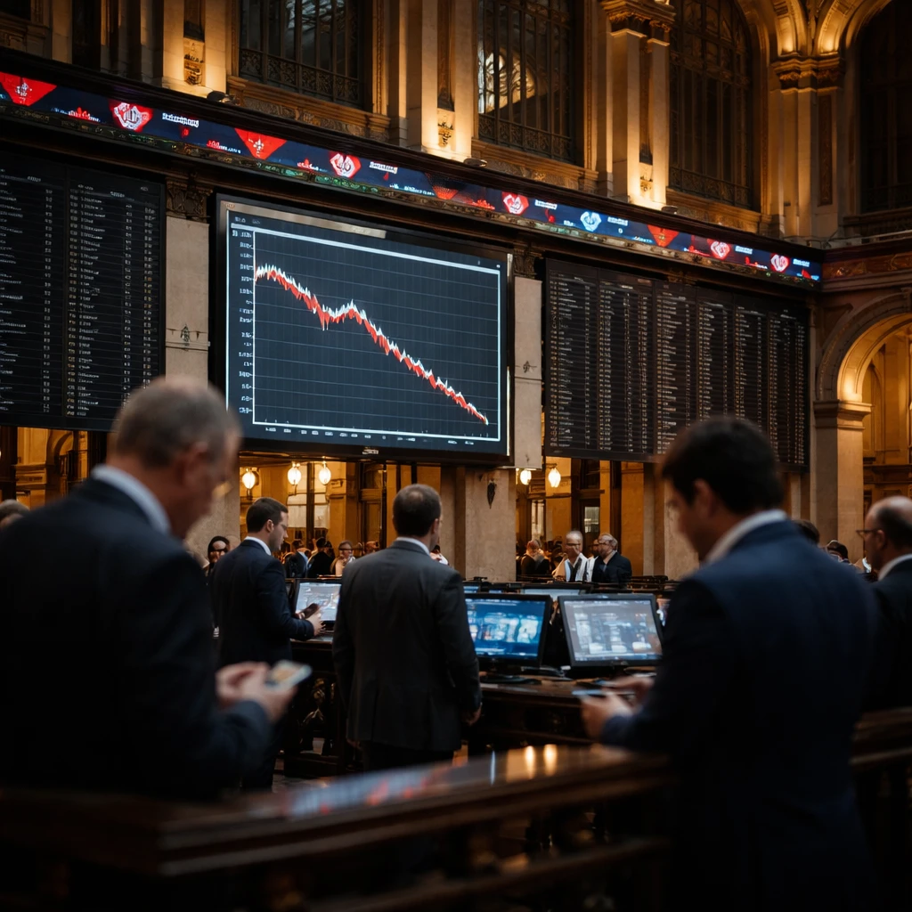 Madrid Stocks Slip; IBEX 35 Closes Down 0.82% as Financials and Construction Weigh