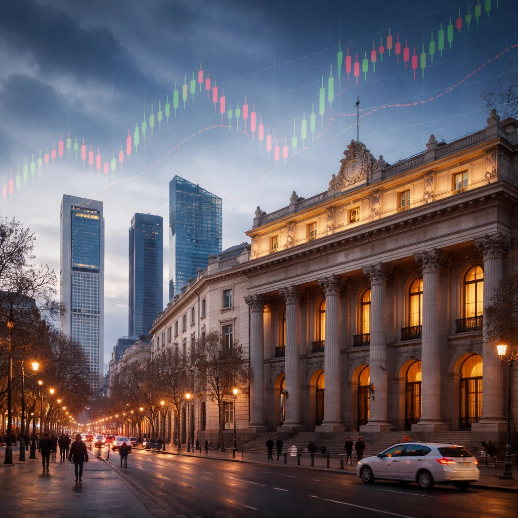 Madrid Stocks Slip at Close as IBEX 35 Falls 1.10%