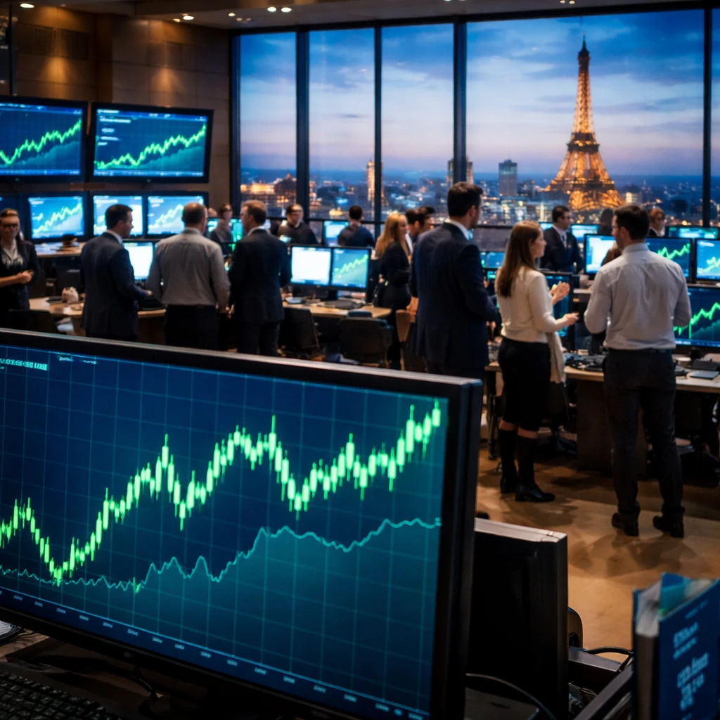 Paris Equities Advance; CAC 40 Climbs 1.79% on Broad Sector Gains