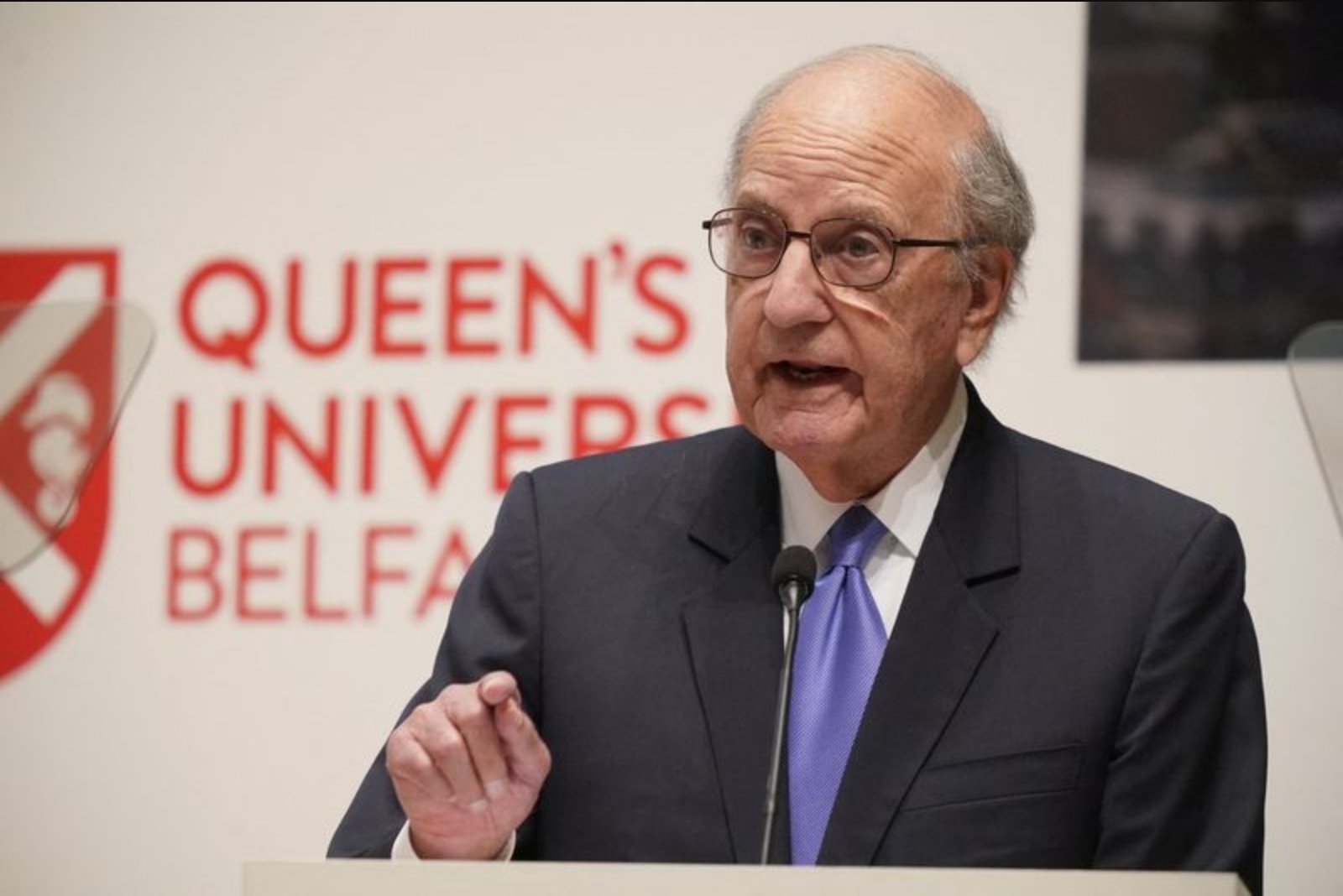 Queen's University Belfast severs formal links with George Mitchell after release of Epstein-related files