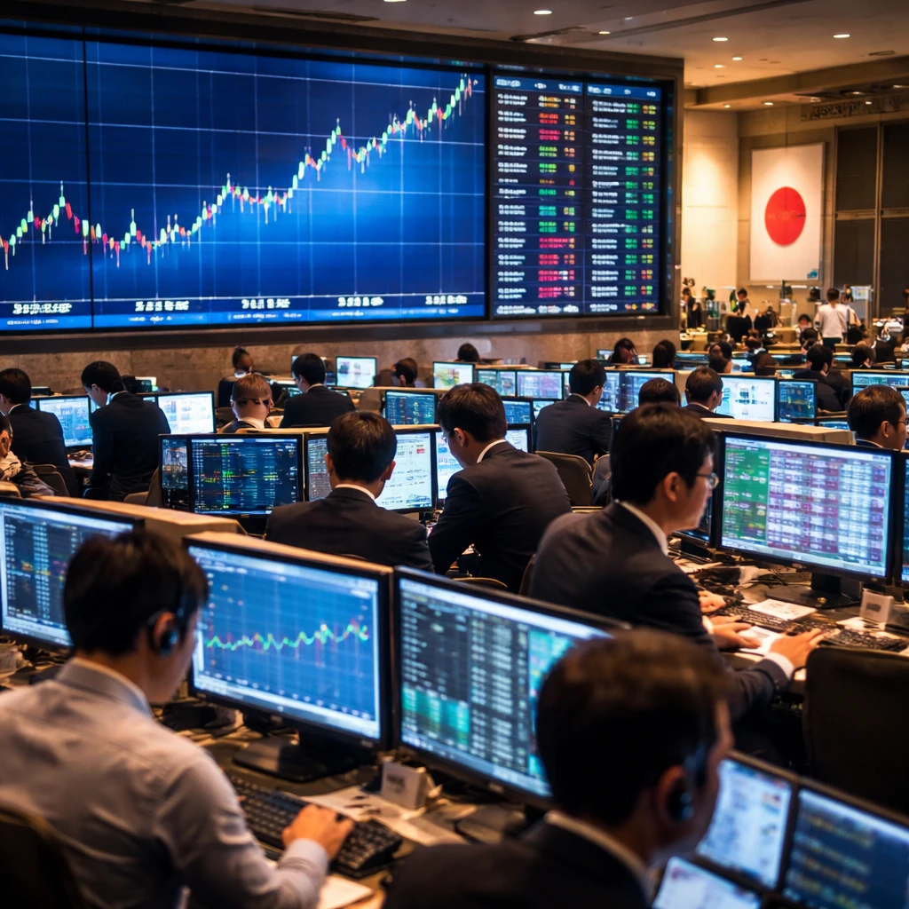 Tokyo Stocks Rise as Nikkei Advances 1.52% Led by Real Estate, Banking and Textile Gains