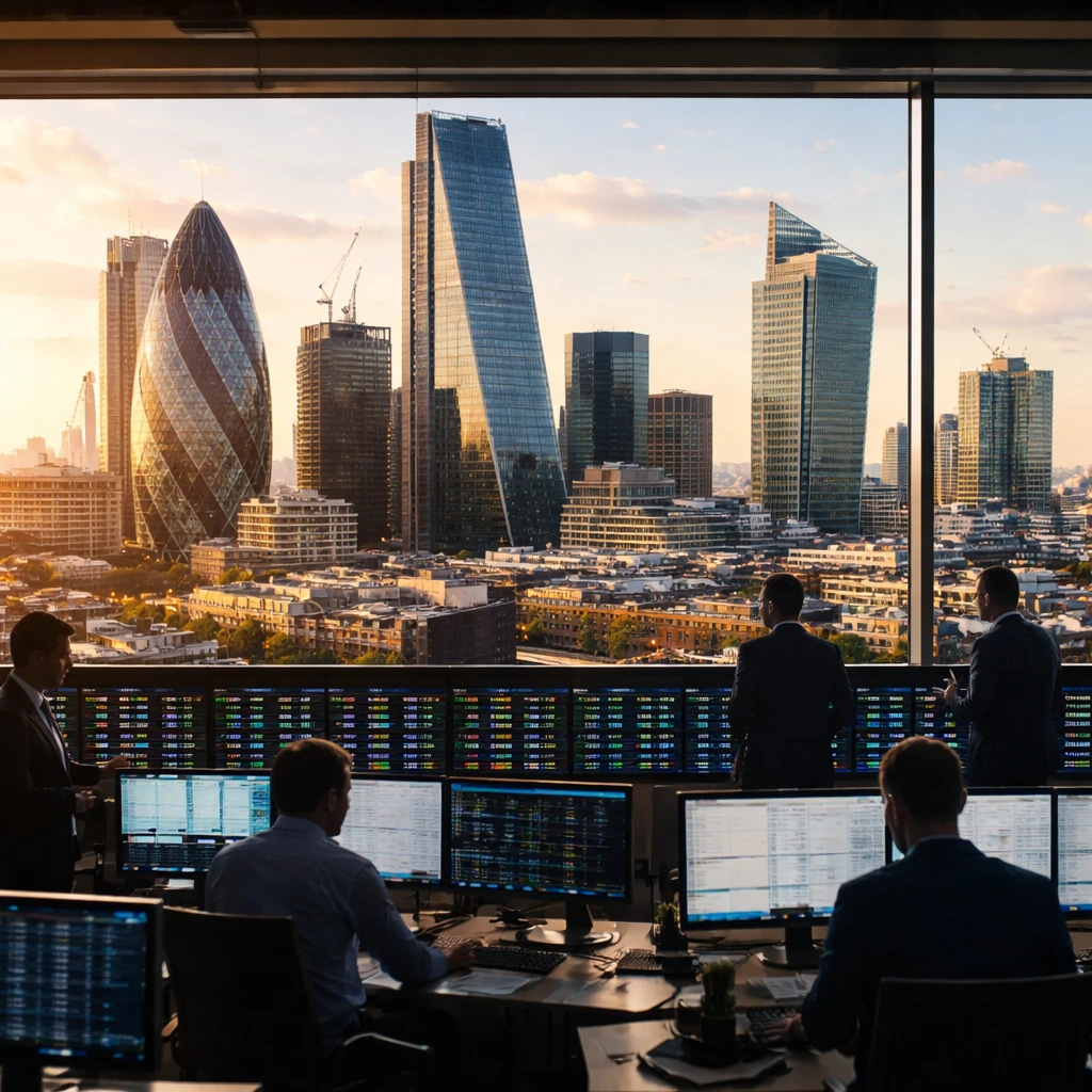 London Stocks Finish Higher as Banking and Insurance Names Lead Gains