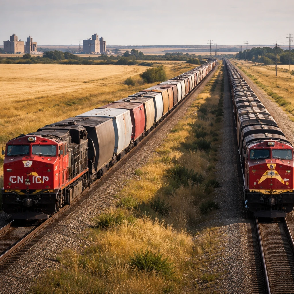 Canadian Rail Volumes Diverge: CN Slides While CPKC Posts Gains, Raymond James Says