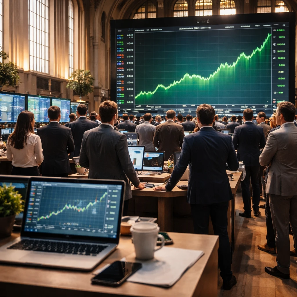 AEX Climbs to Record High as Tech and Materials Stocks Lead Gains