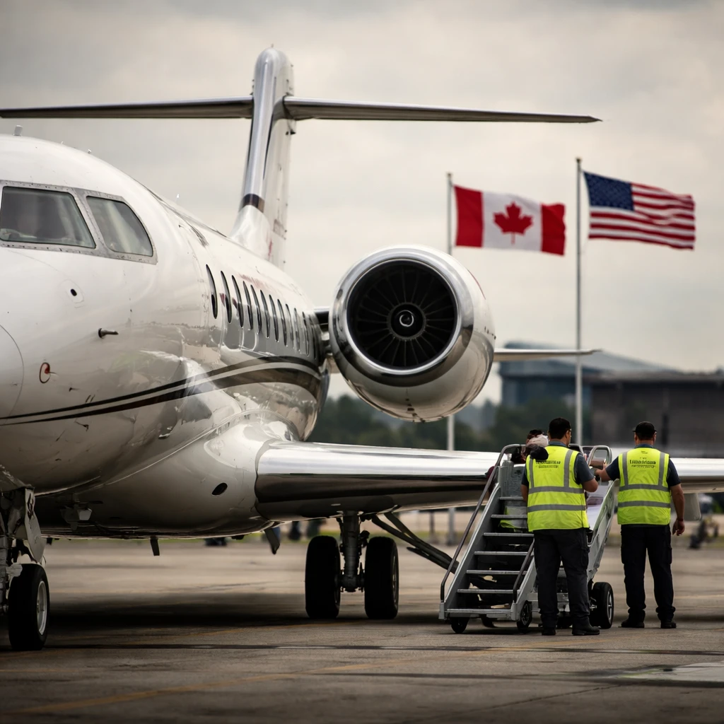 Trump Announces 50% Tariff Threat on Canadian Aircraft, Moves to Decertify Bombardier Jets