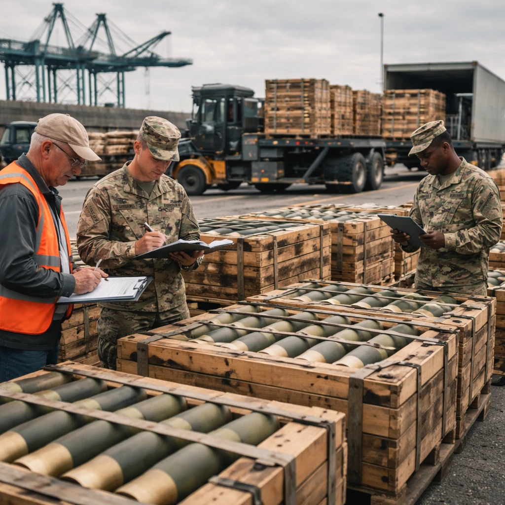 U.S. Army Seeks Financial Penalties Over Late Deliveries of Artillery Rounds to Ukraine