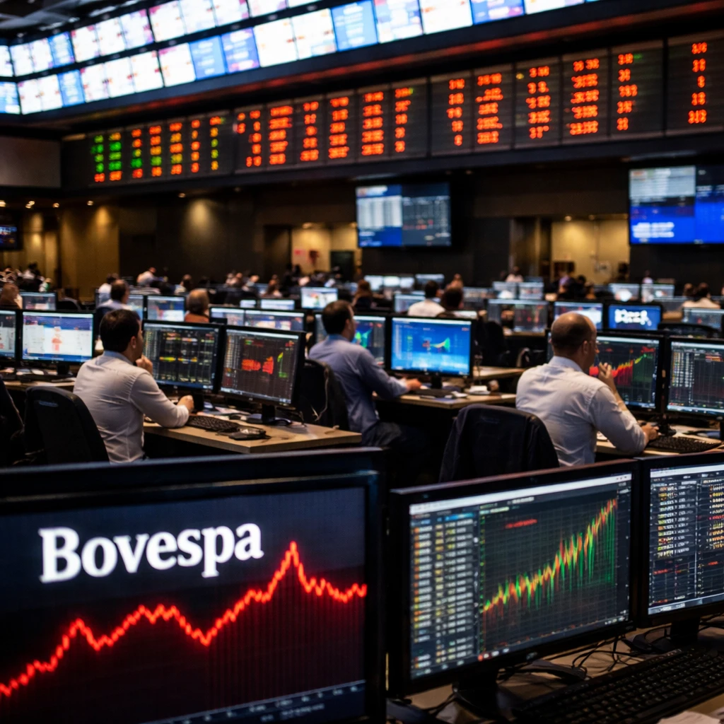 Bovespa Retreats as Real Estate, Basic Materials and Financials Weigh on Market