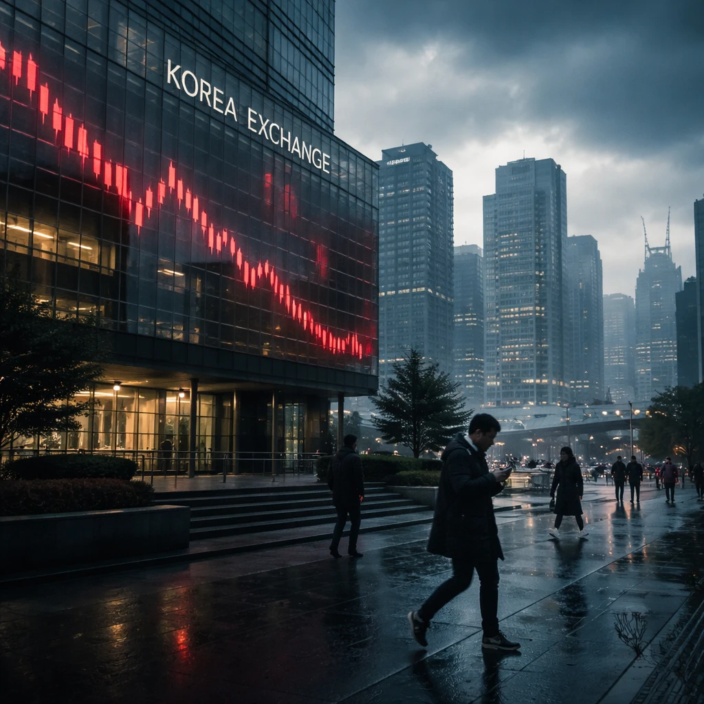 KOSPI Tumbles Over 8% as Chip Rout and Middle East Tensions Drive Risk-Off Move