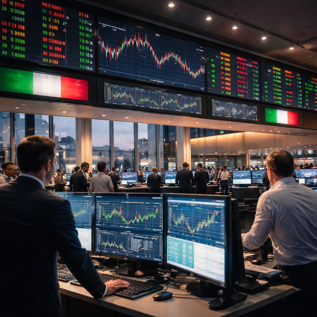 Milan session ends lower as tech, energy and utilities weigh on Italy 40