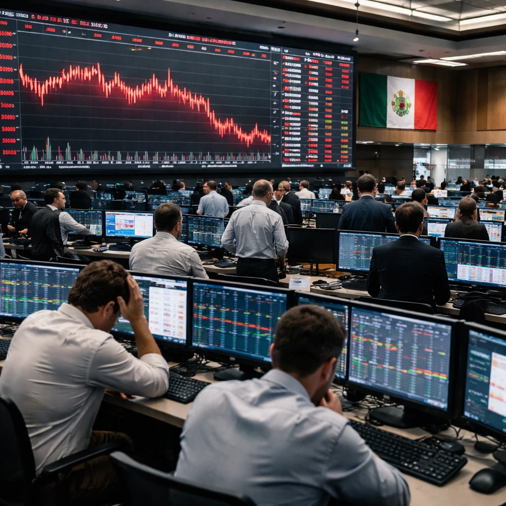 Mexican equities slip as S&P/BMV IPC drops 1.09% on Monday