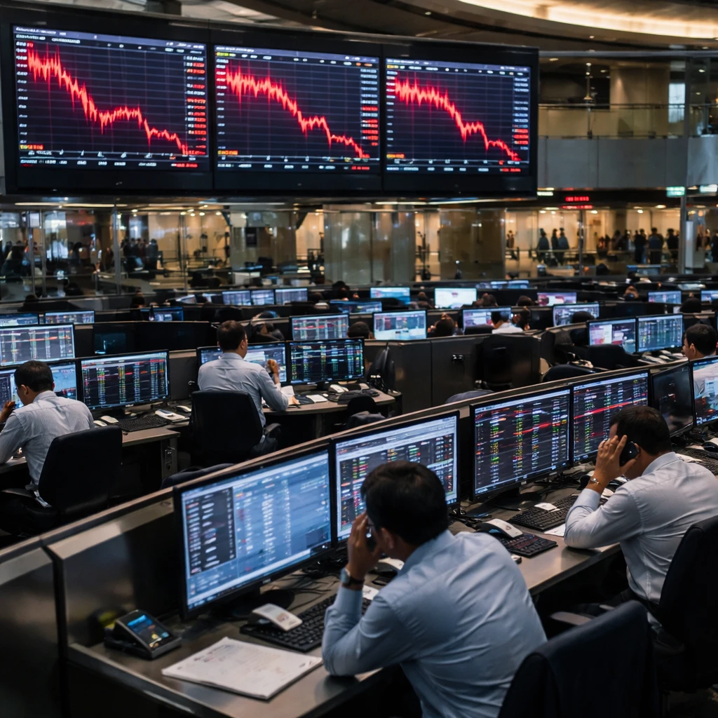 Jakarta Stocks Slide, IDX Composite Hits New 52-Week Low as Market Loses Ground