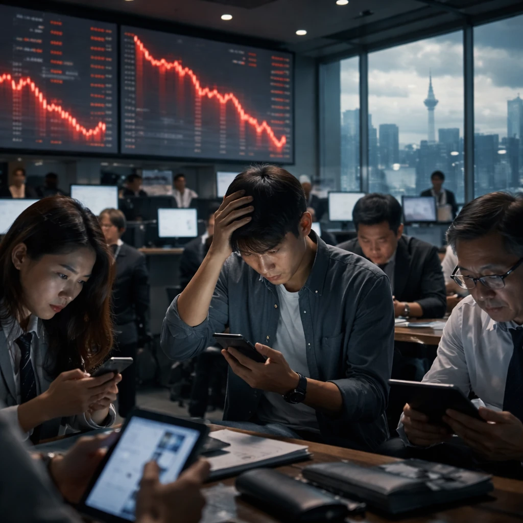 KOSPI Plummets in Two-Day Freefall as Chip Stocks Trigger Forced Selling
