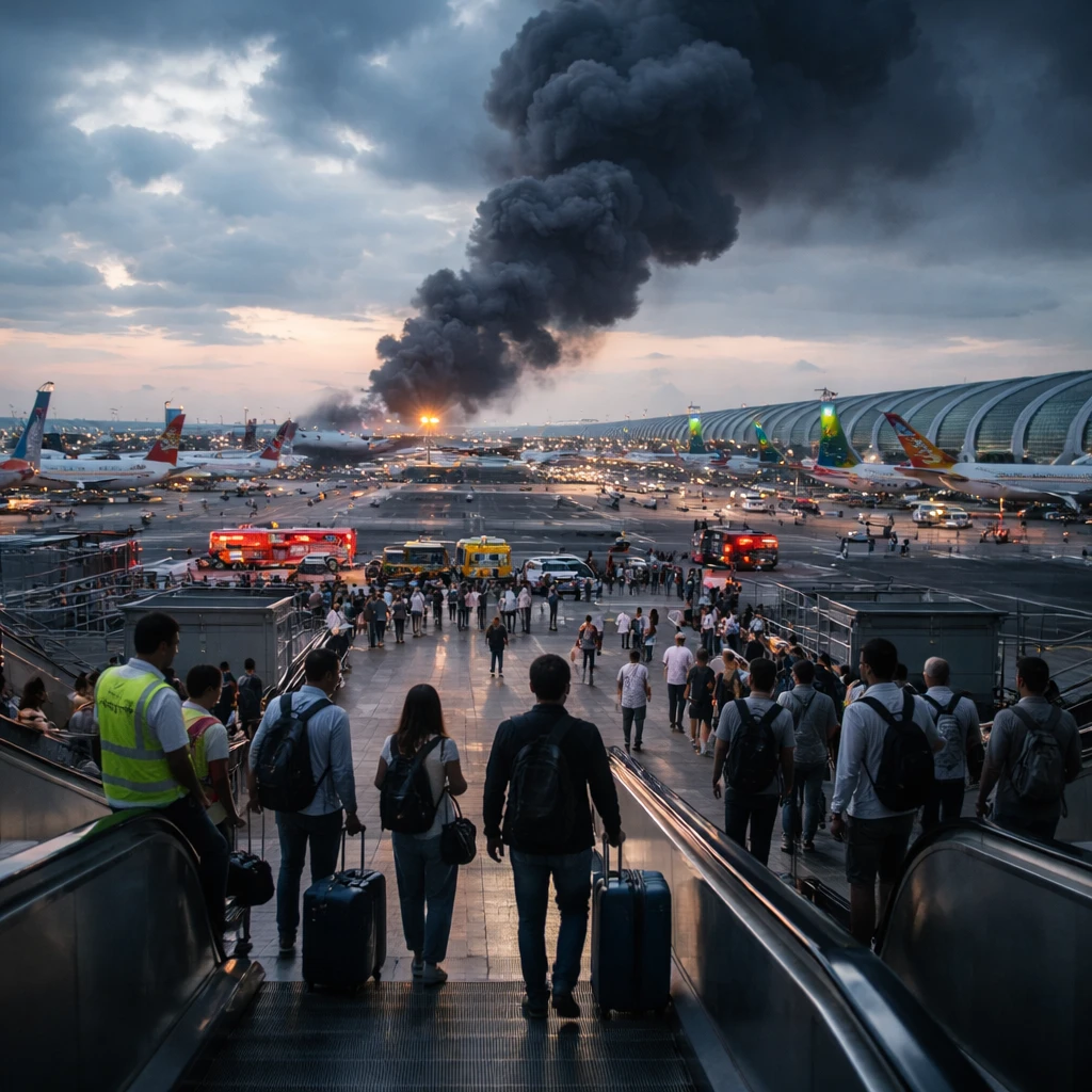Emirates Halts Dubai Flights After Multiple Explosions Disrupt Operations