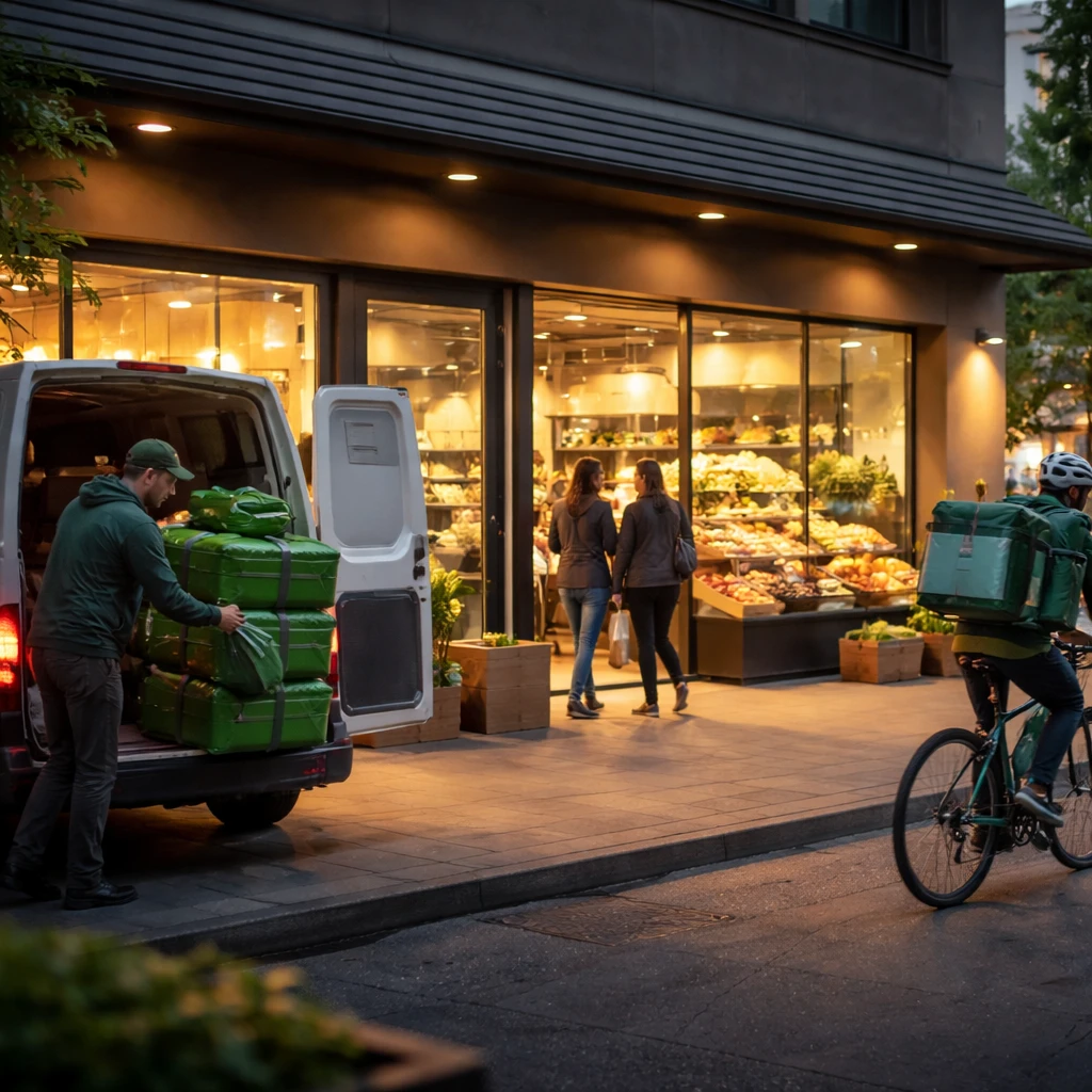 Amazon’s Grocery Push Pressures Supermarkets and Delivery Platforms