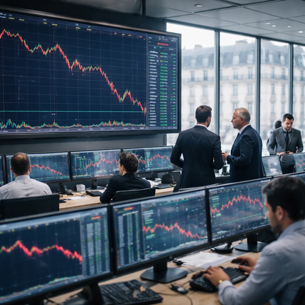Paris Stocks Slip As Tech, Financials and Industrials Weigh on CAC 40