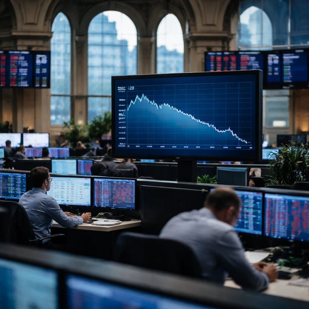 Brussels slips as BEL 20 edges down 0.02% on sector losses