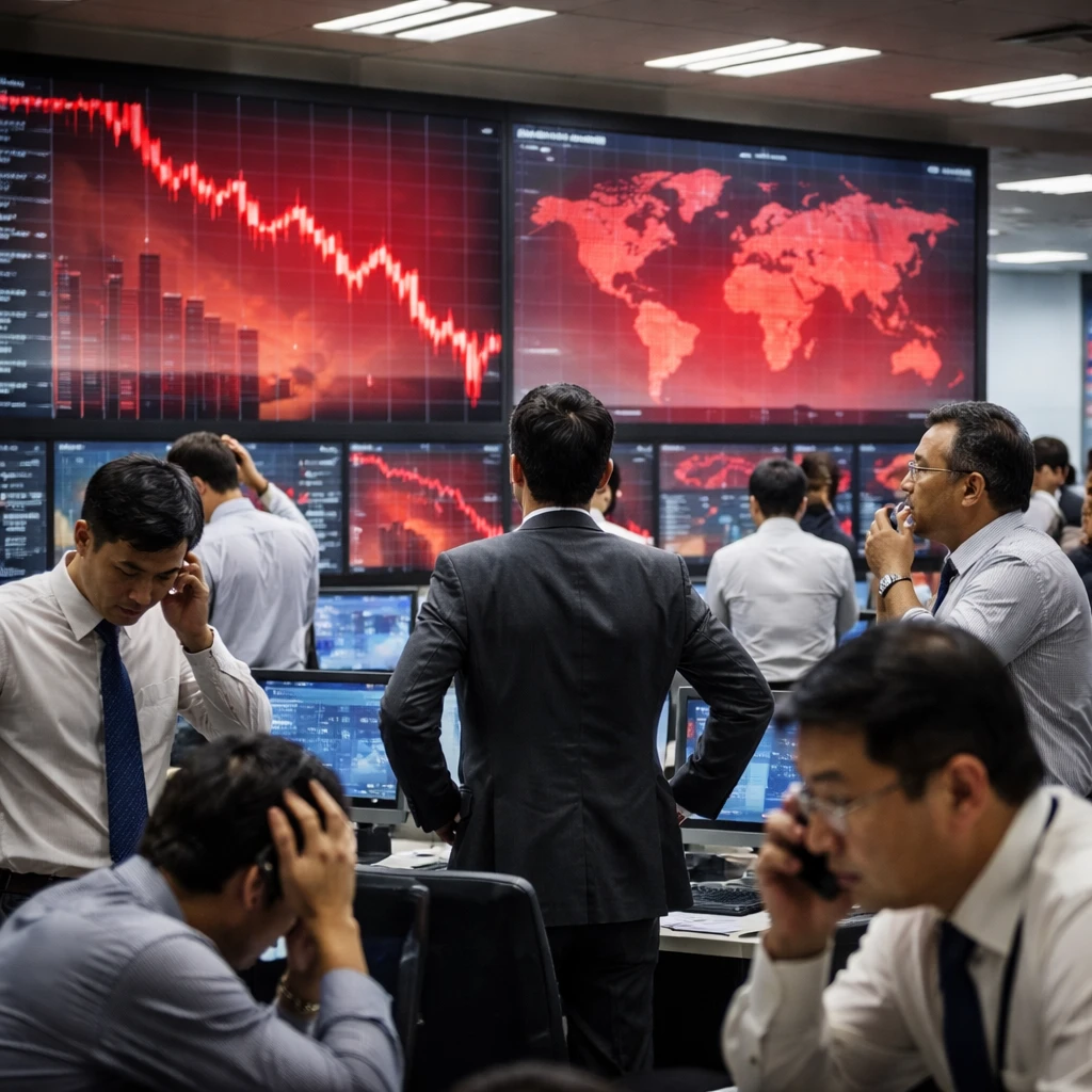 Asian Shares Fall as Tech Sell-Off Persists and U.S.-Iran Strikes Escalate