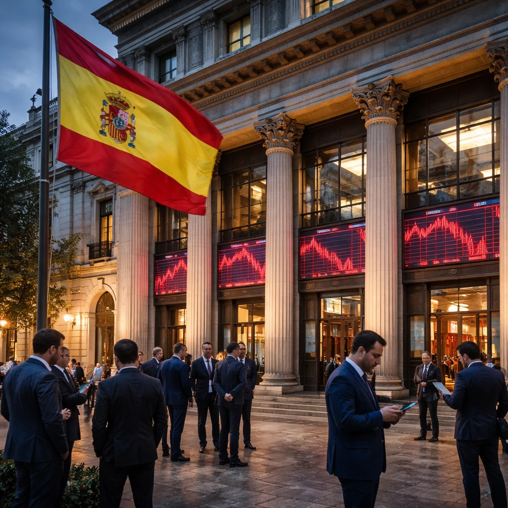Madrid Stocks Retreat; IBEX 35 Drops 2.62% as Consumer and Financial Names Lead Declines