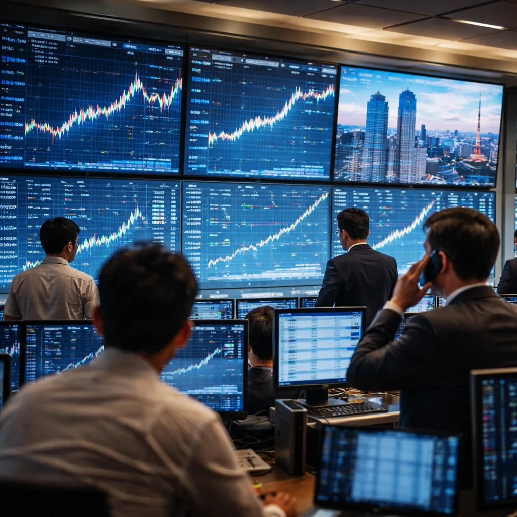 KOSPI Rockets to Record as Chip Stocks Lead; Nikkei Brushes 58,000 Mark While US Jobs Temper Rally