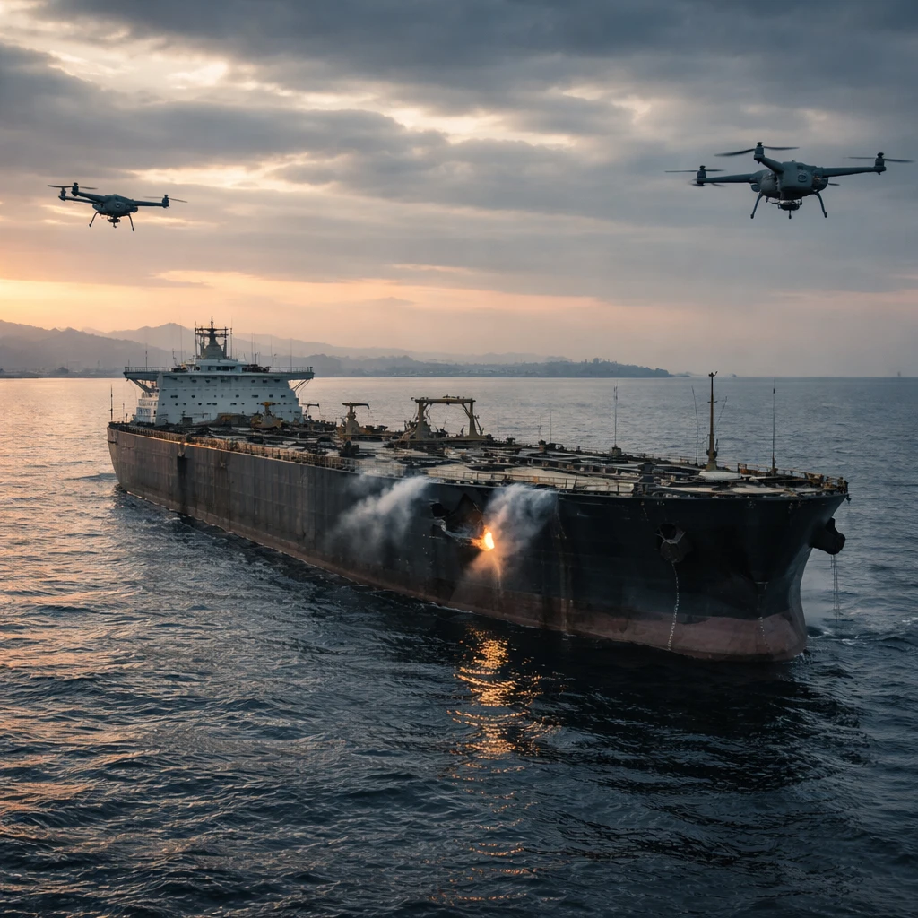 UAE Says Drones Struck Empty ADNOC Tanker Transiting Strait of Hormuz