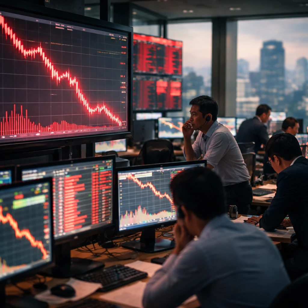 Taiwan market slips as Glass and Electricity sectors weigh; Taiwan Weighted down 1.34%
