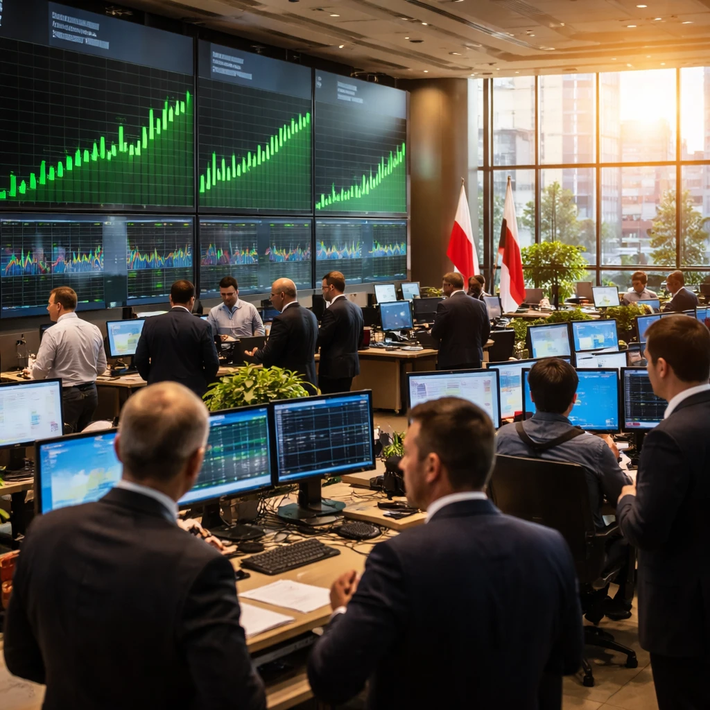 Warsaw Stocks Close Higher; WIG30 Advances 2.46%