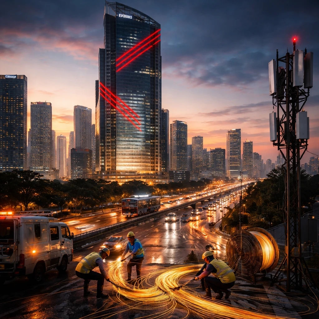 Telkom Indonesia: Buy the Backbone of Indonesia’s Internet on a Yield-Supported Pullback