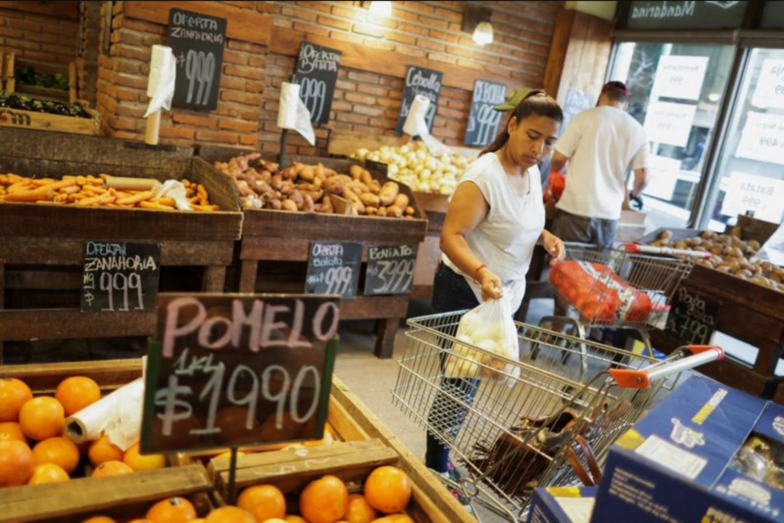 Argentina's February inflation unchanged month-to-month, edges past forecasts