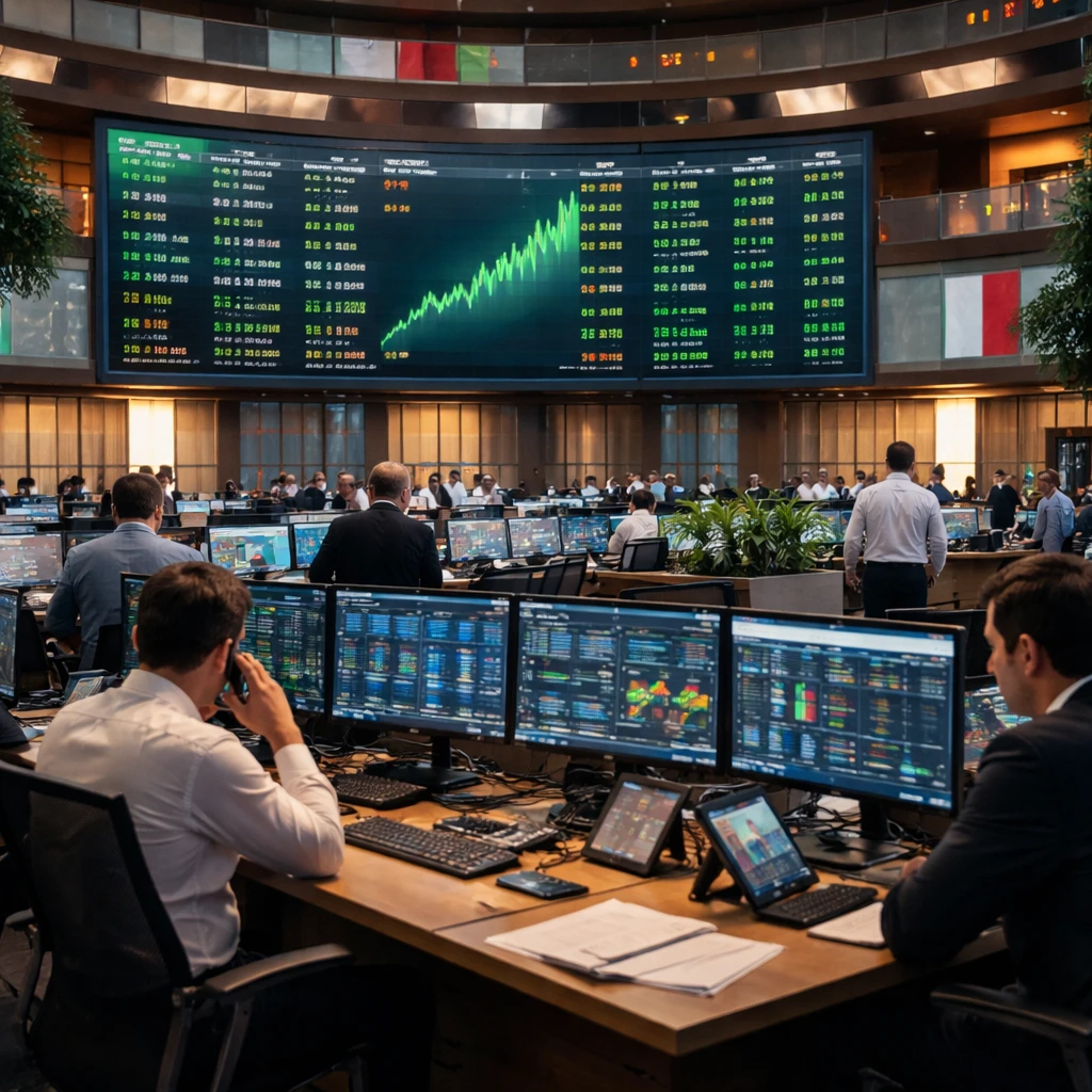 Mexico's S&P/BMV IPC Climbs as Industrials and Consumer Stocks Lead Gains