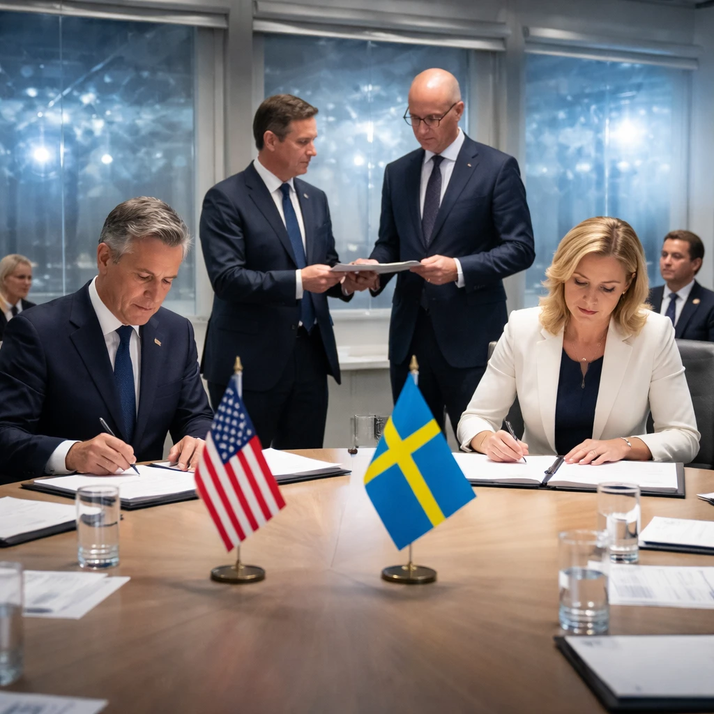 U.S. and Sweden Ink Broad Technology Partnership Focused on AI, Energy and Defense Innovation