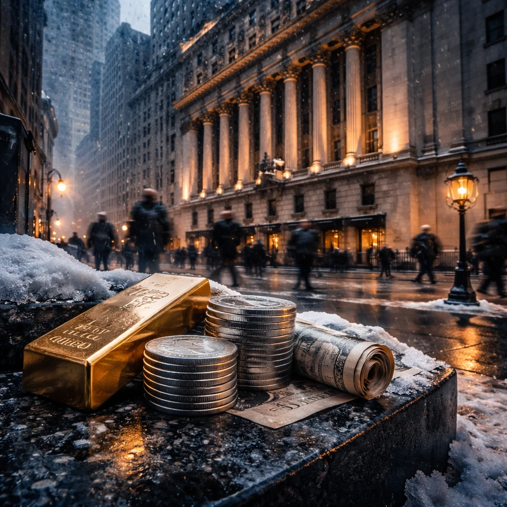 Close: Stocks grind higher into a crowded week, while gold and silver keep stealing the spotlight