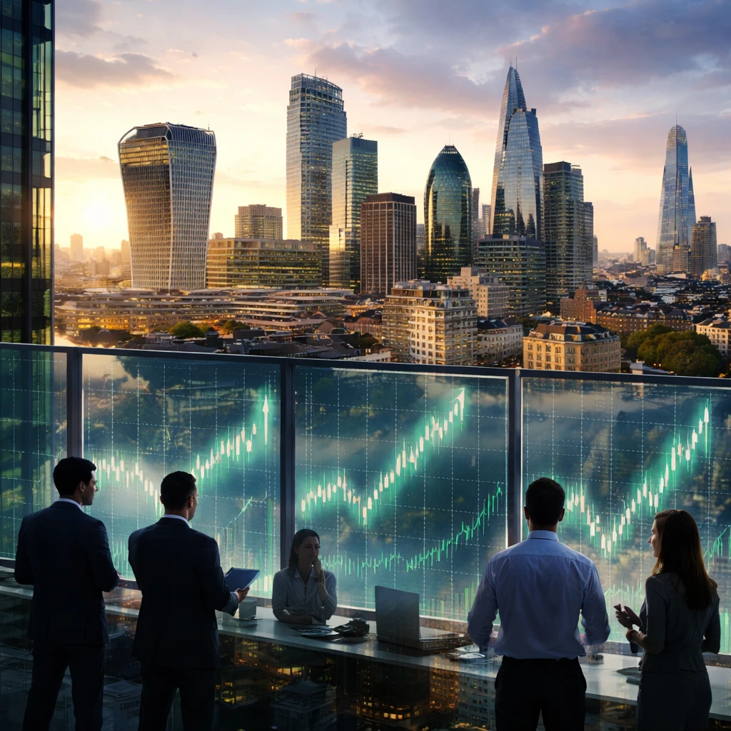 FTSE 100 Reaches New High as Schroders Jumps on Nuveen Takeover; Pound Firm amid Tepid UK Growth