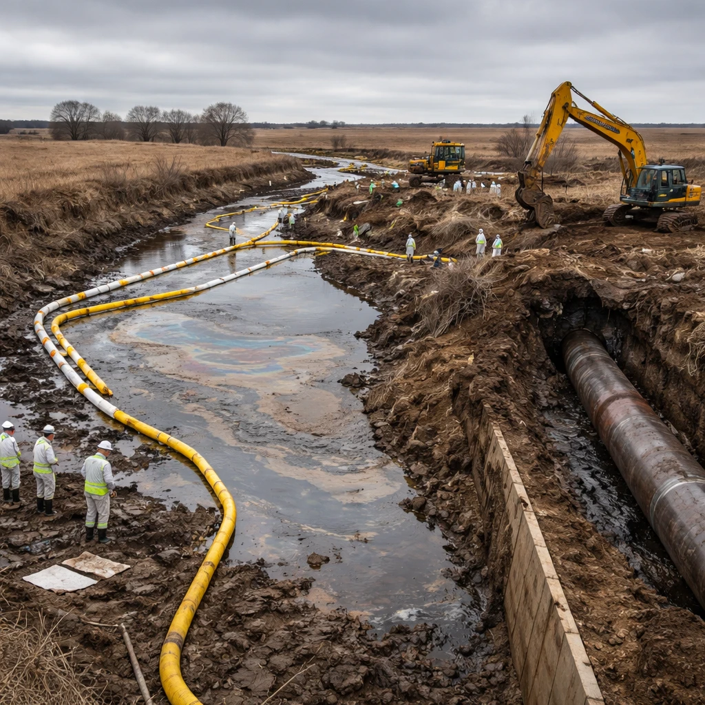 U.S. Justice Department Files Settlement with Keystone Pipeline Owner Over 2022 Kansas Rupture