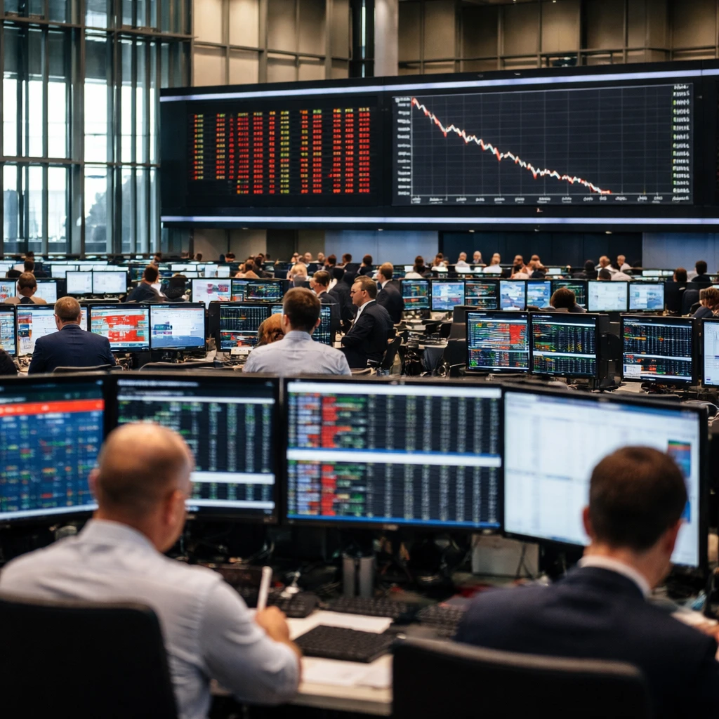 German shares close lower as broad declines hit tech, construction and retail