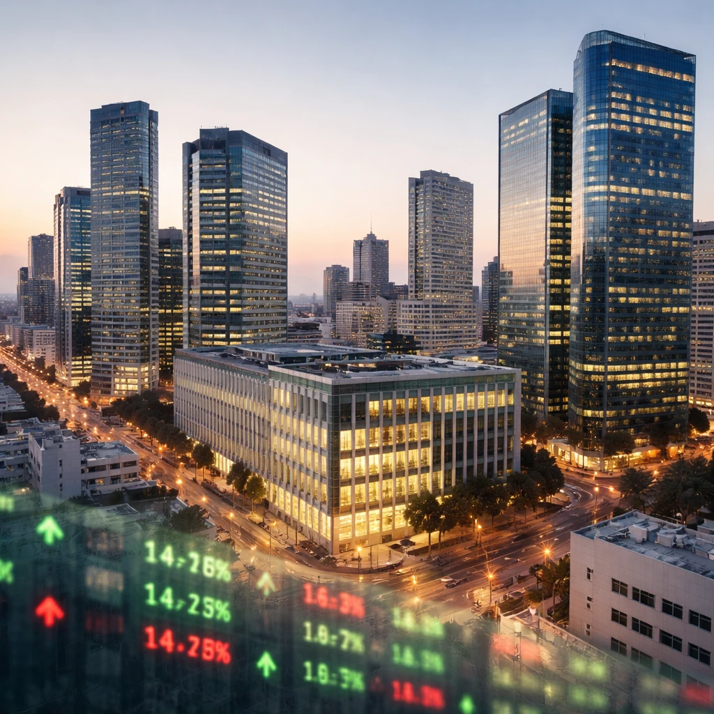 Tel Aviv Stocks Edge Up as Financial and Insurance Names Lead Gains