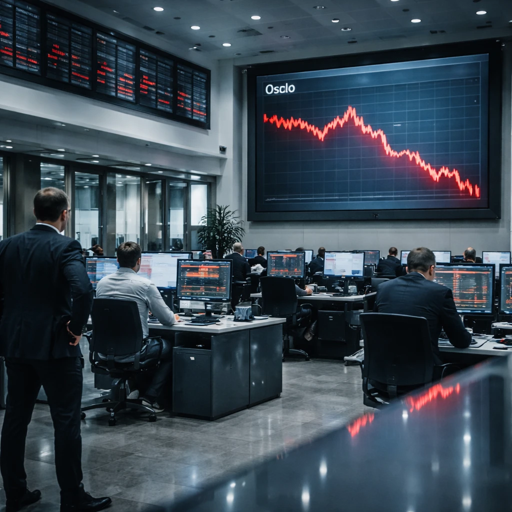 Oslo benchmark slips to one-month low as energy majors lead declines