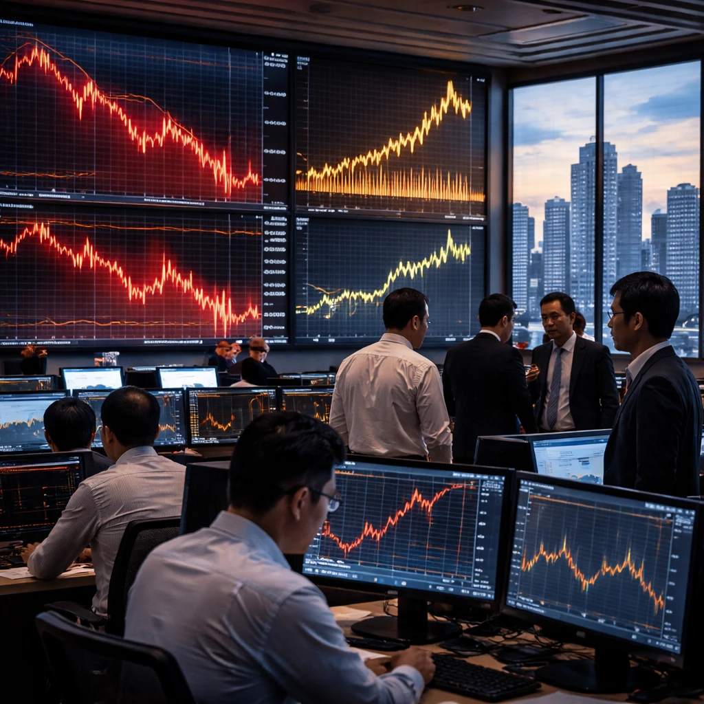 Asian Stocks Fall as Oil Jump Sends Yields Higher; Australia Posts Stronger Q2 Growth