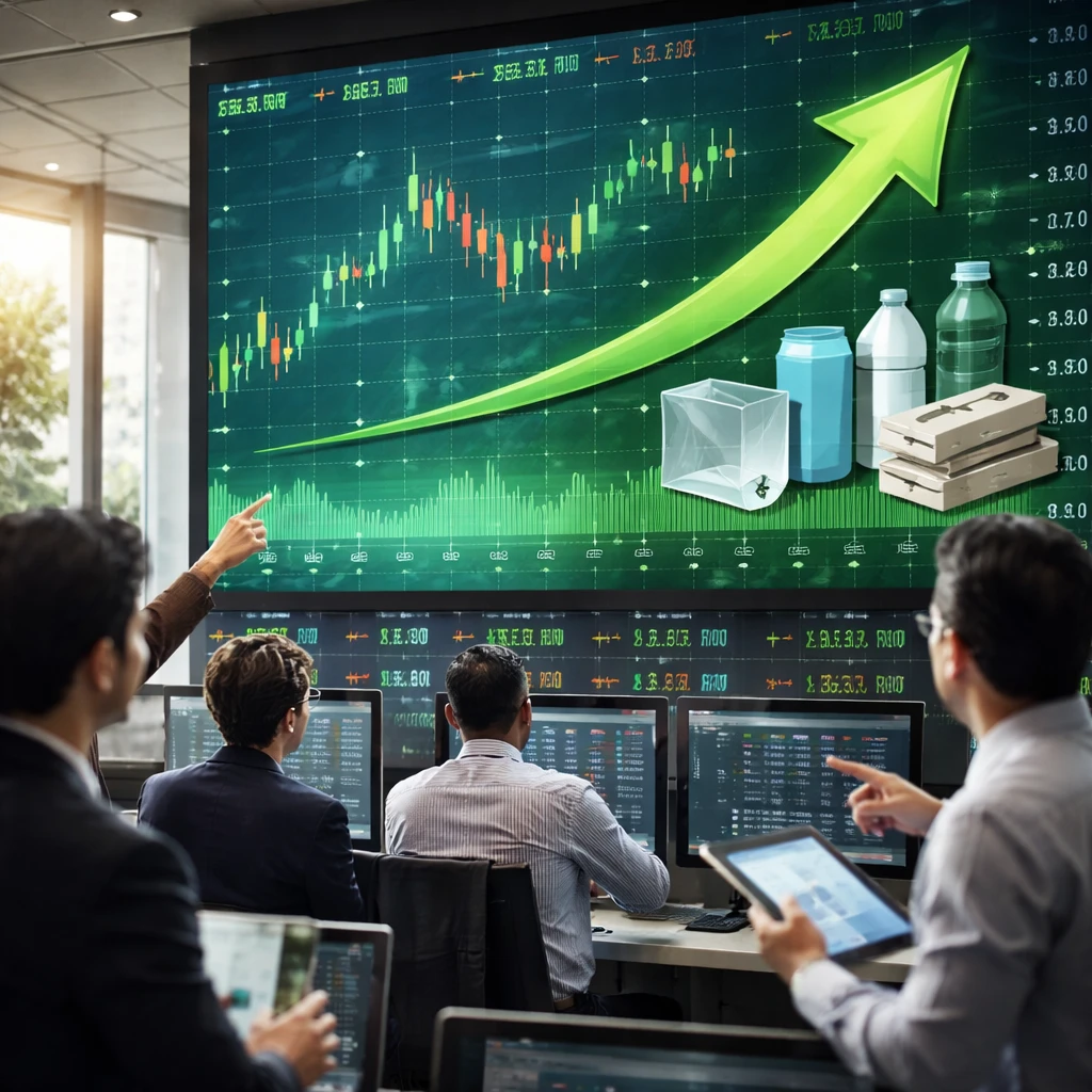 Taiwan market closes higher as benchmark index hits a record; materials sectors lead gains